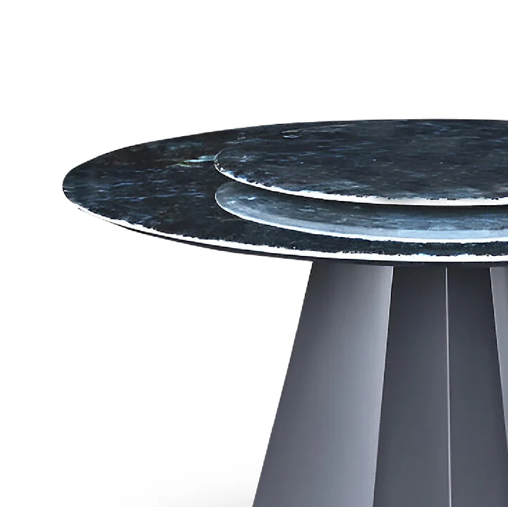 CIRRUS Marble Dining Table Side View